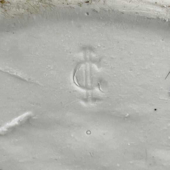 Antique Dapper Frog Top Hat Umbrella Bag Grafenthal Bisque Vase Match Holder - Picture 14 of 16